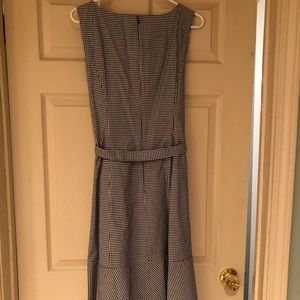 Talbots Dresses - Black & white check peplum dress with belt. Talbots Dresses - Black & white check peplum dress with belt.